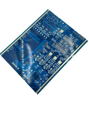 Industrial Camera Multi-Layer PCB with Halogen-Free Blue Solder Mask and IPC-II Standard